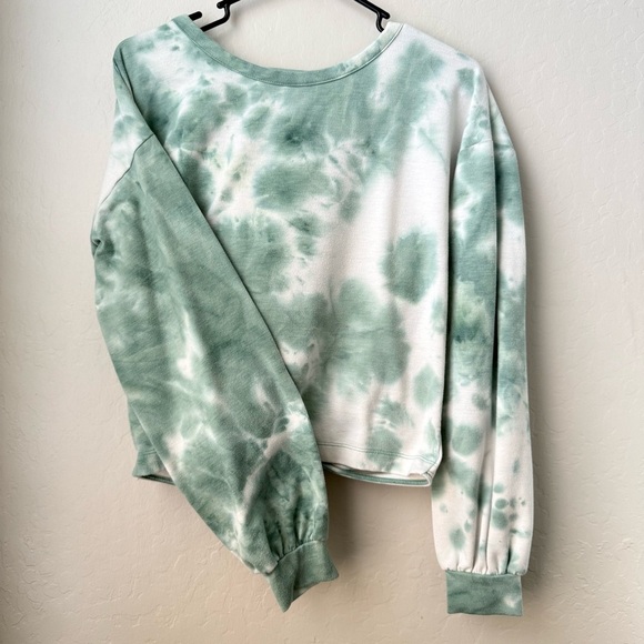 Nordstrom Oli Viv Tie Dye Comfy V Back Pullover V Back Sweater - Picture 4 of 10